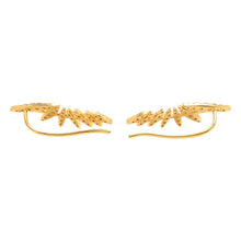 Load image into Gallery viewer, 14K Solid Yellow Gold Natural Diamond Earrings