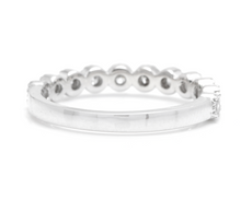 Load image into Gallery viewer, Splendid 0.40 Carats Natural Diamond 14K Solid White Gold Ring
