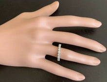 Load image into Gallery viewer, Splendid 0.40 Carats Natural Diamond 14K Solid White Gold Ring