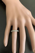 Load image into Gallery viewer, Splendid 0.40 Carats Natural Diamond 14K Solid White Gold Ring