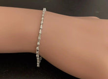 Load image into Gallery viewer, Very Impressive 1.40 Carats Natural Diamond 14K Solid White Gold Bracelet