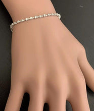 Load image into Gallery viewer, Very Impressive 1.40 Carats Natural Diamond 14K Solid White Gold Bracelet