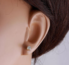 Load image into Gallery viewer, Exquisite .60 Carats Natural Diamond 14K Solid Yellow Gold Stud Earrings