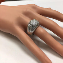 Load image into Gallery viewer, Splendid 1.05 Carats Natural Diamond 14K Solid White Gold Eternity Ring