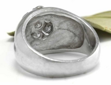Load image into Gallery viewer, Splendid 1.05 Carats Natural Diamond 14K Solid White Gold Eternity Ring