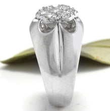 Load image into Gallery viewer, Splendid 1.05 Carats Natural Diamond 14K Solid White Gold Eternity Ring