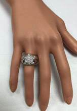 Load image into Gallery viewer, Splendid 1.05 Carats Natural Diamond 14K Solid White Gold Eternity Ring