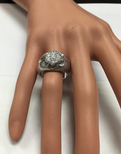 Load image into Gallery viewer, Splendid 1.05 Carats Natural Diamond 14K Solid White Gold Eternity Ring