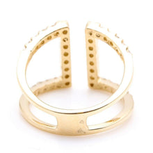 Load image into Gallery viewer, Splendid 0.60 Carats Natural Diamond 14K Solid Yellow Gold Ring