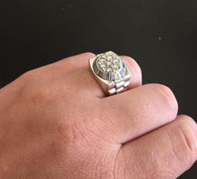 Load image into Gallery viewer, 1.25 Carats Natural Diamond 14K Solid White Gold Men's Ring