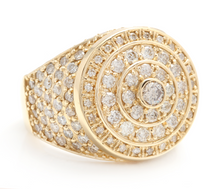 Load image into Gallery viewer, Heavy 5.00Ct Natural Diamond 14K Solid Yellow Gold Men's Ring