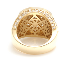 Load image into Gallery viewer, Heavy 5.00Ct Natural Diamond 14K Solid Yellow Gold Men's Ring