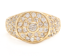 Load image into Gallery viewer, 2.75Ct Natural Diamond 14K Solid Yellow Gold Men's Ring