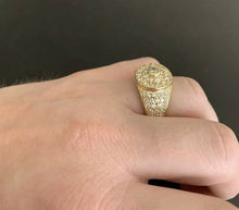 Load image into Gallery viewer, 2.75Ct Natural Diamond 14K Solid Yellow Gold Men's Ring