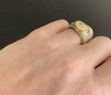 Load image into Gallery viewer, 2.75Ct Natural Diamond 14K Solid Yellow Gold Men's Ring