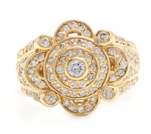 Load image into Gallery viewer, 3.00Ct Natural Diamond 14K Solid Yellow Gold Men's Ring