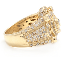 Load image into Gallery viewer, 3.00Ct Natural Diamond 14K Solid Yellow Gold Men's Ring