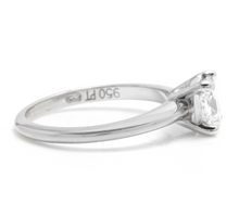 Load image into Gallery viewer, GIA Certified 0.70 Carats Diamond 950 Platinum Engagement Ring