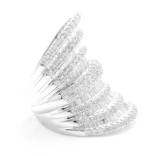 Load image into Gallery viewer, Splendid 5.50 Carats Natural Diamond 14K Solid White Gold Ring