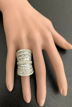 Load image into Gallery viewer, Splendid 5.50 Carats Natural Diamond 14K Solid White Gold Ring