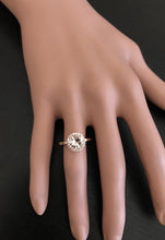 Load image into Gallery viewer, 2.00 Carats Natural Morganite and Diamond 14K Solid Rose Gold Ring