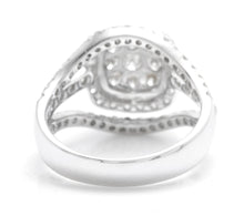 Load image into Gallery viewer, Splendid 1.50 Carats Natural Diamond 14K Solid White Gold Ring