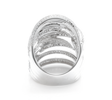 Load image into Gallery viewer, Splendid 4.10 Carats Natural Diamond 14K Solid White Gold Ring