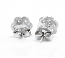 Load image into Gallery viewer, Exquisite 0.45 Carats Natural Diamond 14K Solid White Gold Stud Earrings