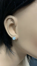 Load image into Gallery viewer, Exquisite 0.45 Carats Natural Diamond 14K Solid White Gold Stud Earrings