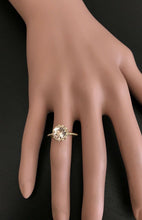 Load image into Gallery viewer, 2.00 Carats Exquisite Natural Morganite 14K Solid Yellow Gold Ring