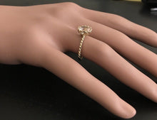 Load image into Gallery viewer, 2.00 Carats Exquisite Natural Morganite 14K Solid Yellow Gold Ring