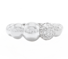 Load image into Gallery viewer, Splendid 0.32 Carats Natural Diamond 14K Solid White Gold Ring