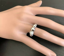 Load image into Gallery viewer, Splendid 0.32 Carats Natural Diamond 14K Solid White Gold Ring