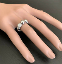 Load image into Gallery viewer, Splendid 0.32 Carats Natural Diamond 14K Solid White Gold Ring