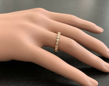 Load image into Gallery viewer, 0.40Ct Natural Diamond 14K Solid Rose Gold Band Ring