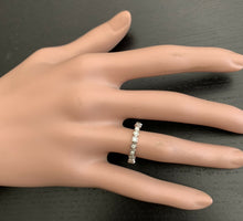 Load image into Gallery viewer, 0.40Ct Natural Diamond 14K Solid White Gold Band Ring