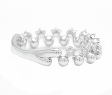 Load image into Gallery viewer, 0.35Ct Natural Diamond 14K Solid White Gold Band Ring