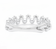 Load image into Gallery viewer, 0.35Ct Natural Diamond 14K Solid White Gold Band Ring
