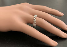 Load image into Gallery viewer, 0.35Ct Natural Diamond 14K Solid White Gold Band Ring