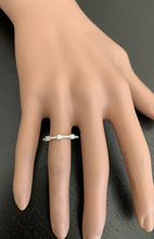 Load image into Gallery viewer, 0.45Ct Natural Diamond 14K Solid White Gold Band Ring