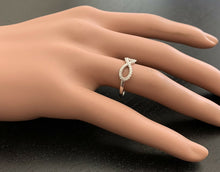 Load image into Gallery viewer, 0.20Ct Natural Diamond 14K Solid White Gold Infinity Band Ring