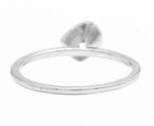 Load image into Gallery viewer, 0.10ct Natural Diamond 14k Solid White Gold Band Ring