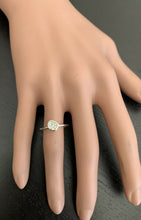 Load image into Gallery viewer, 0.10ct Natural Diamond 14k Solid White Gold Band Ring