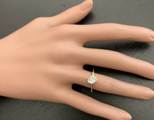 Load image into Gallery viewer, 0.10ct Natural Diamond 14k Solid White Gold Band Ring