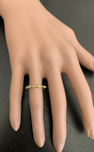 Load image into Gallery viewer, 0.12Ct Natural Diamond 14K Solid Yellow Gold Band Ring