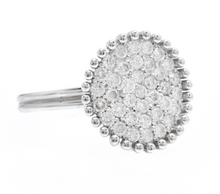 Load image into Gallery viewer, 0.75Ct Natural Diamond 14K Solid White Gold Ring