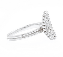 Load image into Gallery viewer, 0.75Ct Natural Diamond 14K Solid White Gold Ring