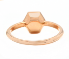 Load image into Gallery viewer, 0.30Ct Natural Diamond 14K Solid Rose Gold Band Ring