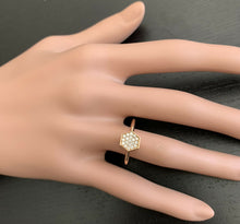 Load image into Gallery viewer, 0.30Ct Natural Diamond 14K Solid Rose Gold Band Ring