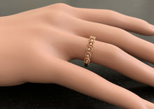 Load image into Gallery viewer, Natural Diamond 14K Solid Rose Gold Band Ring